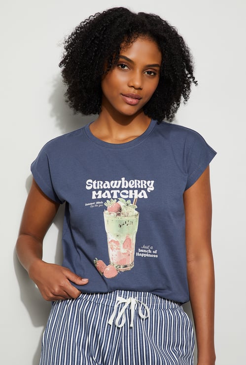 GINGER Strawberry Matcha Lounge T-shirt