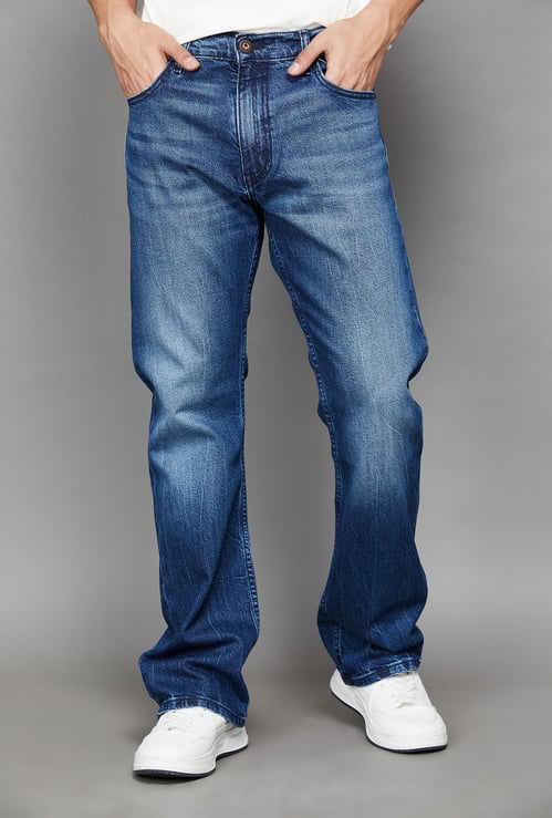 LEVI'S Whiskered Boot Cut Jeans