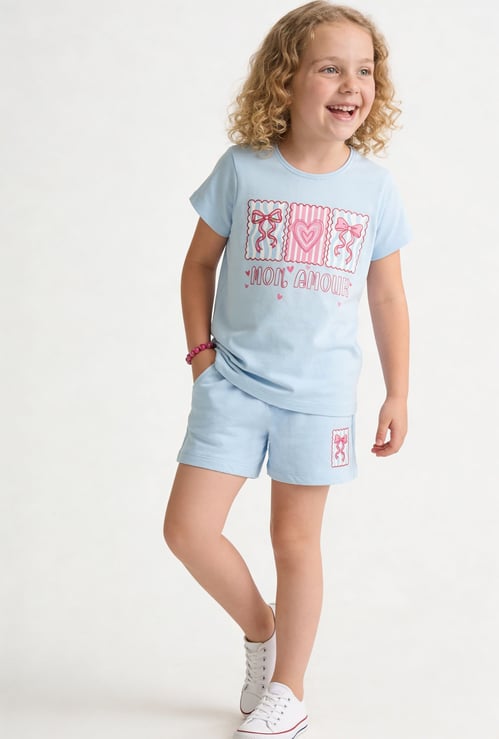 FAME FOREVER Girls Graphic Print T-shirt