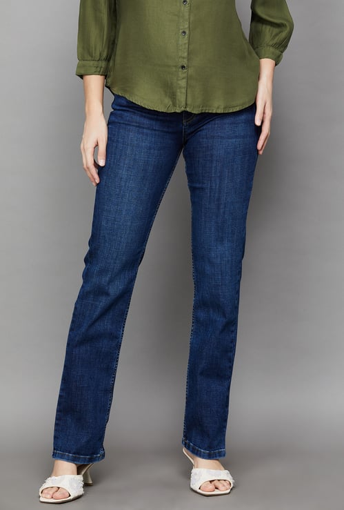 KRAUS Solid Straight Fit Jeans