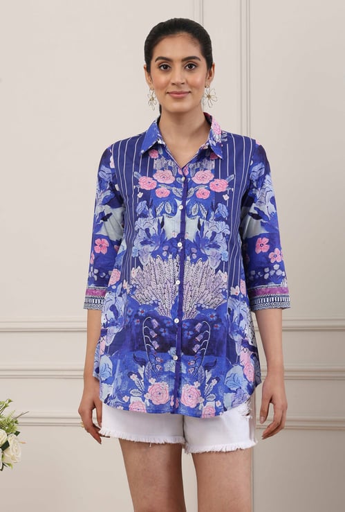 BIBA Floral Print Shirt