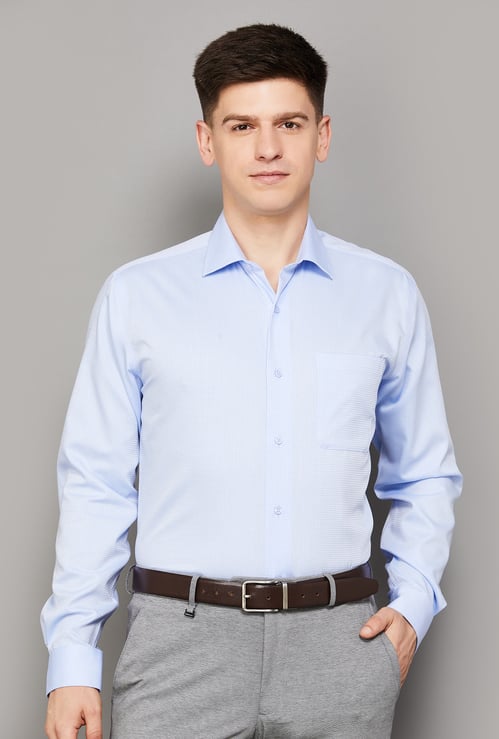 PARK AVENUE Checked Regular Fit Formal Shirt