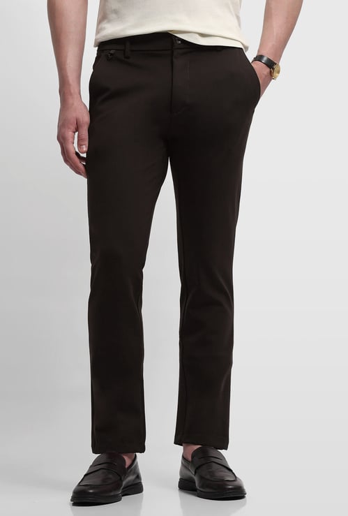 ARROW SPORT Solid Super Slim Trousers