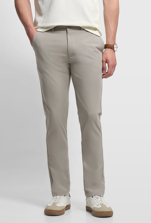 ARROW SPORT Solid Super Slim Trousers