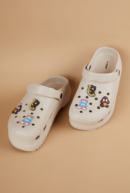 GINGER Character Embellished Clogs
