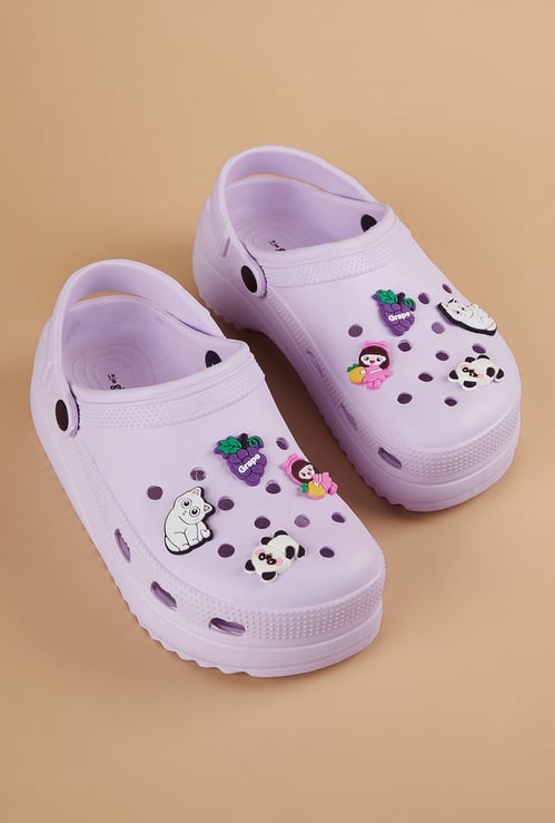 GINGER Character Embellished Clogs
