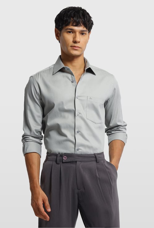 ARROW Textured Manhattan Formal Shirt (Slim)