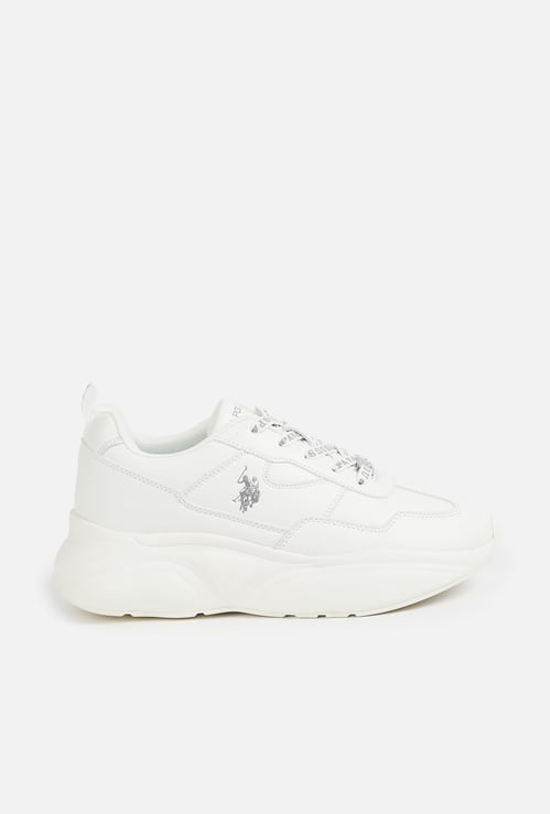 US POLO ASSN Evienne Lace Up Sneakers