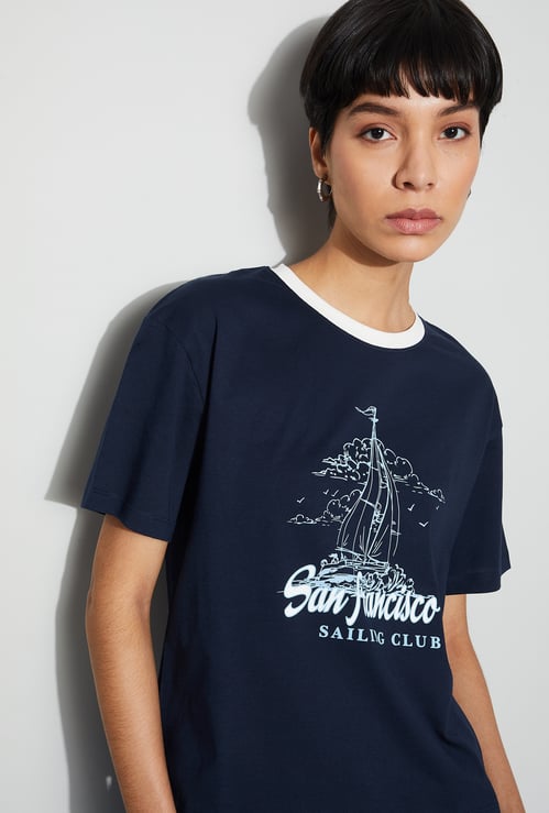 FAME FOREVER Graphic Print T-shirt