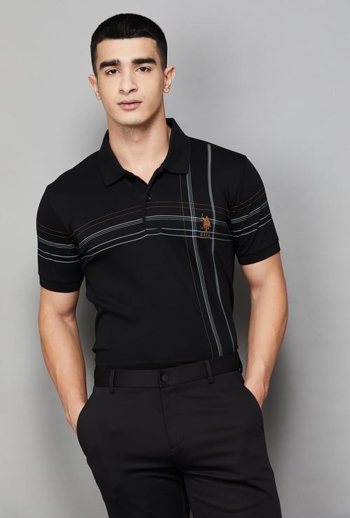 US POLO ASSN Striped Polo T-shirt