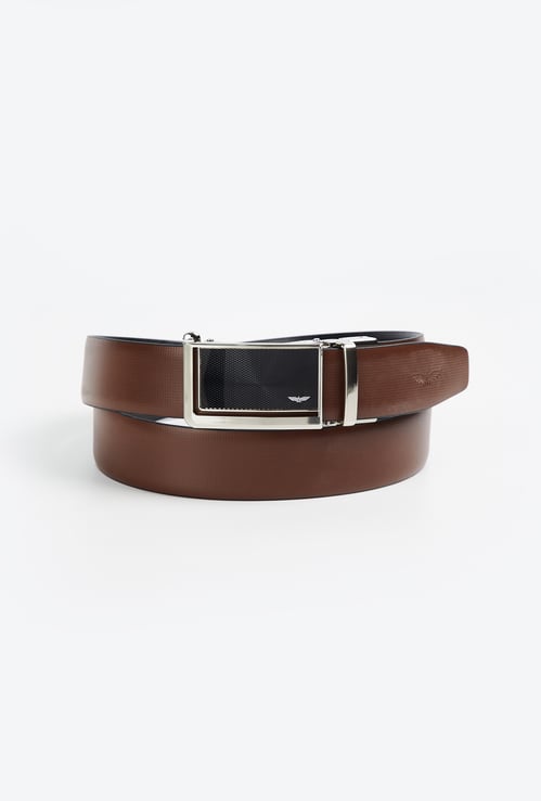 PARK AVENUE Solid Leather Belt