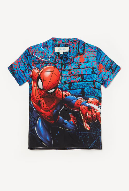 KIDSVILLE Boys Spider-Man Printed Shirt