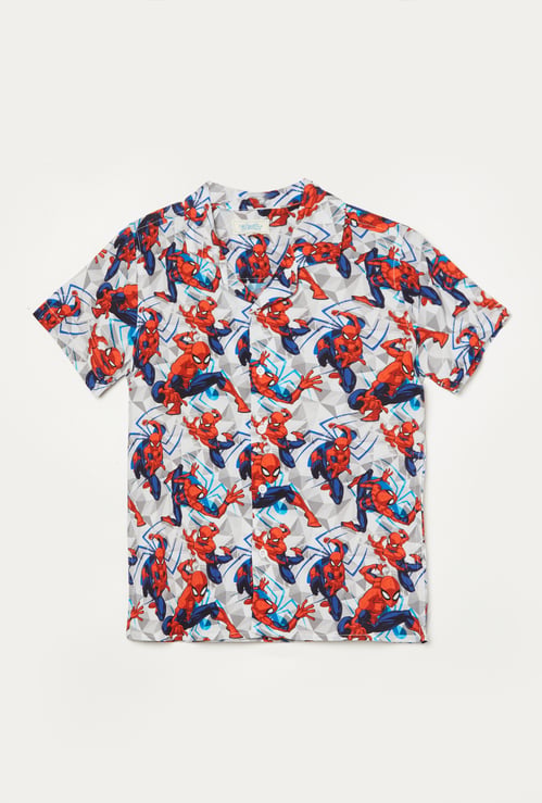 KIDSVILLE Boys Spider-Man Printed Shirt