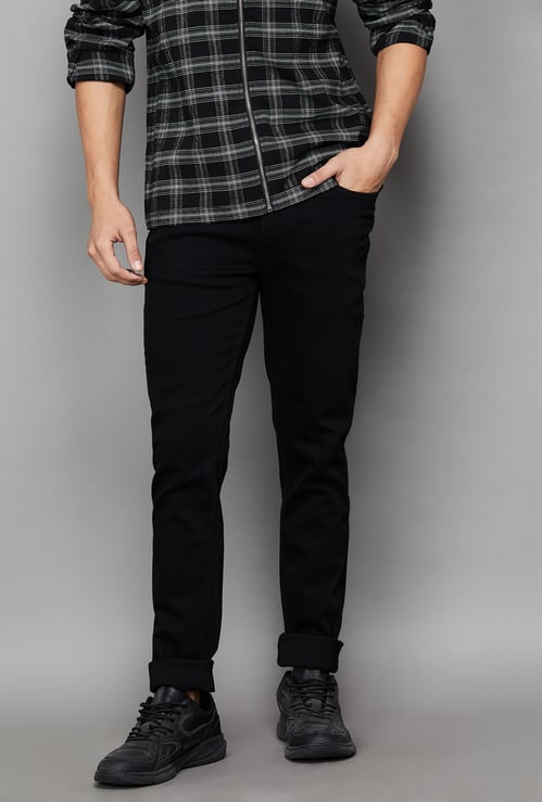 UNITED COLORS OF BENETTON Solid Mid-Rise Skinny Jeans