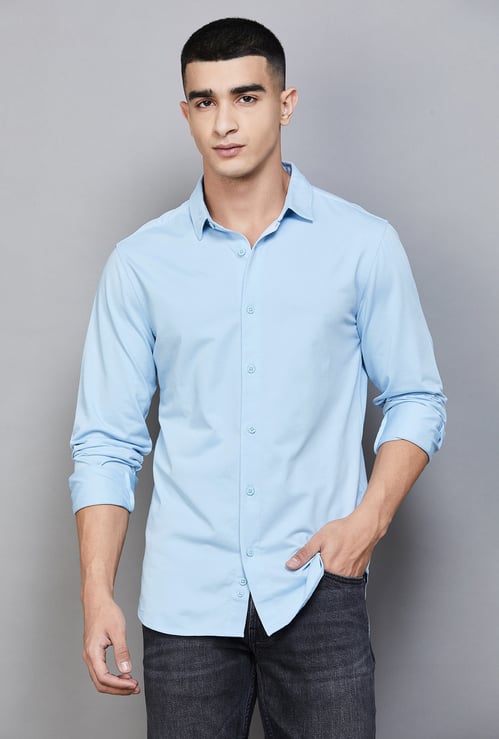 UNITED COLORS OF BENETTON Solid Regular Fit Shirt