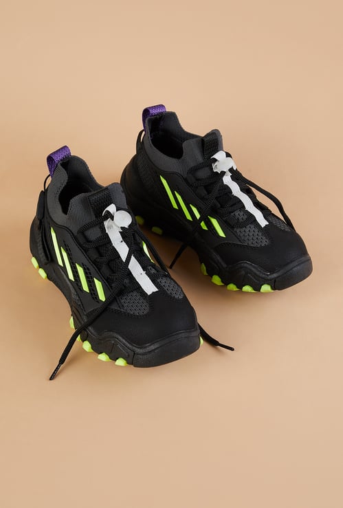 FAME FOREVER Boys Mesh Lace-Up Sports Shoes