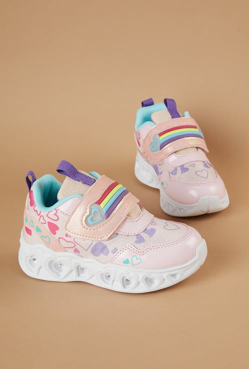 FAME FOREVER Girls LED Light-Up Sneakers