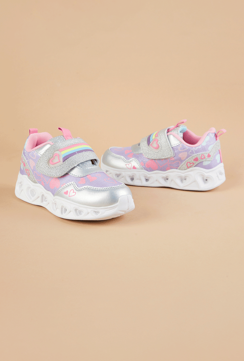 FAME FOREVER Girls LED Light-Up Sneakers