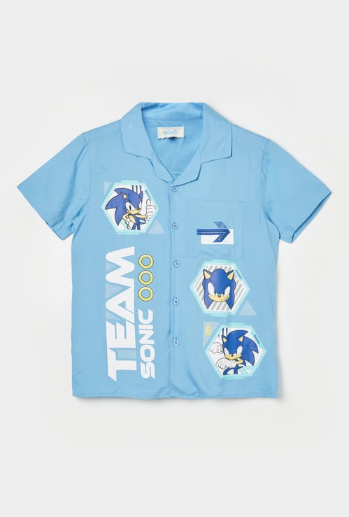 KIDSVILLE Boys Sonic Character Shirt