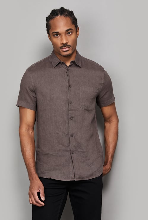 CELIO Solid Regular Fit Shirt