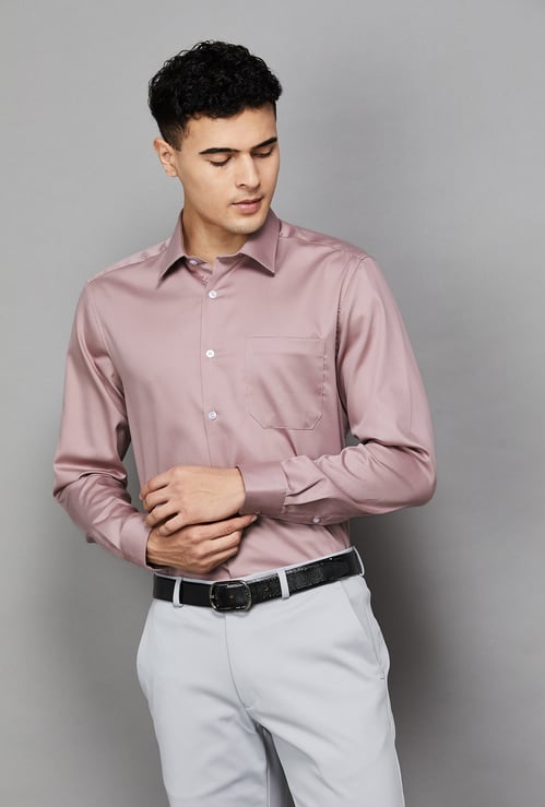 LOUIS PHILIPPE Solid Regular Formal Shirt