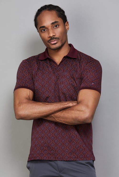LP SPORT Printed Polo T-shirt