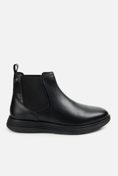 LEE COOPER Leather Chelsea Boots