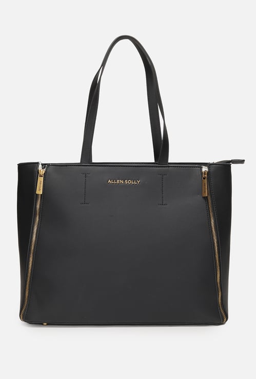 ALLEN SOLLY Solid Laptop Bag