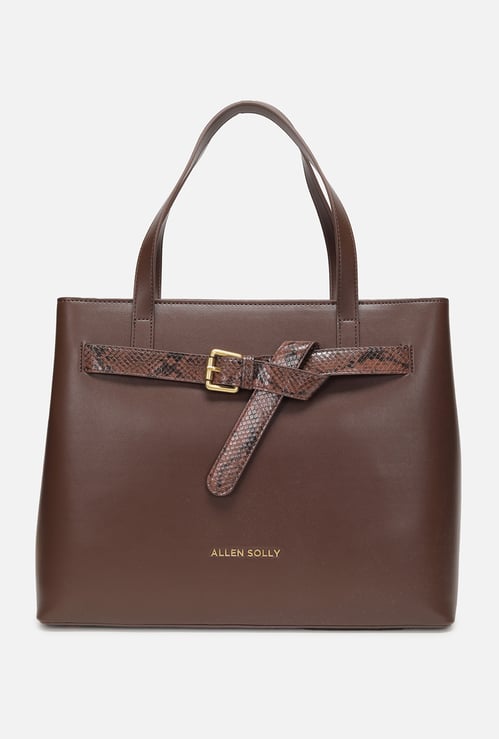 Allen Solly Embossed Laptop Bag