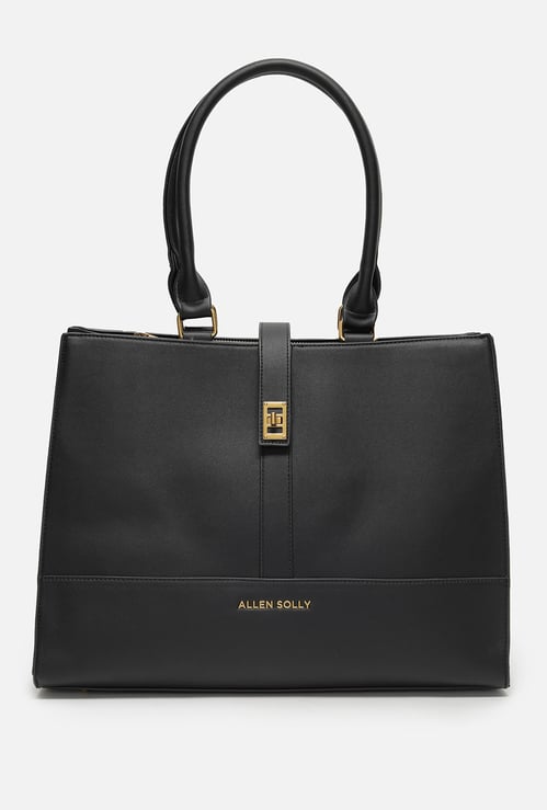 ALLEN SOLLY Solid Laptop Bag