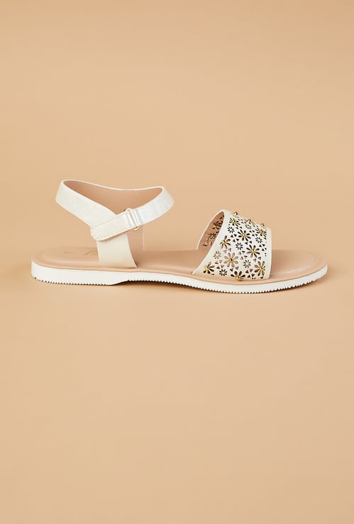 FAME FOREVER Girls Cut-out Detail Sandals