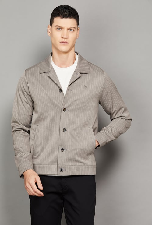 V DOT Striped Jacket