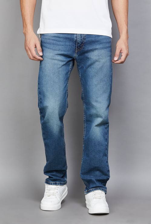 LEVI'S Whiskered Regular Straight Jeans