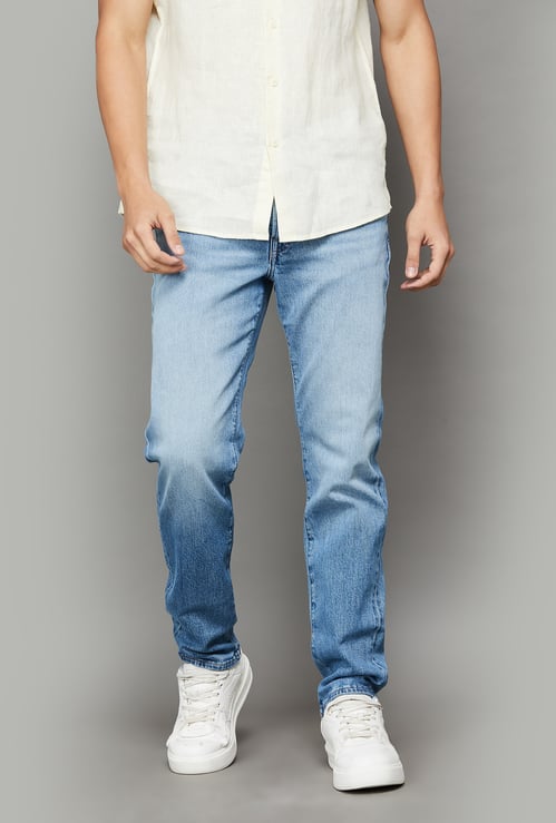 AMERICAN EAGLE Washed Slim Straight Jeans
