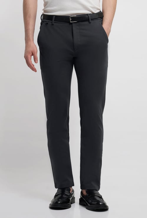 ARROW SPORT Solid Super Slim Trousers