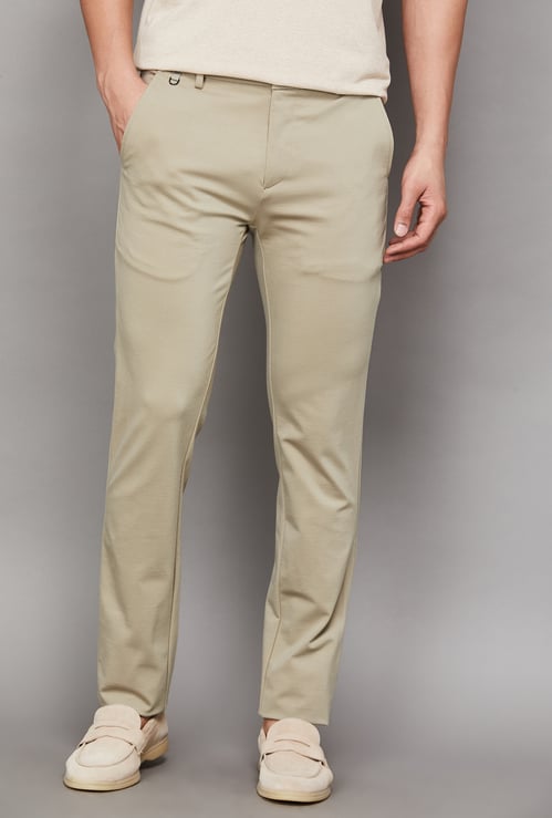 ARROW SPORT Solid Super Slim Trousers