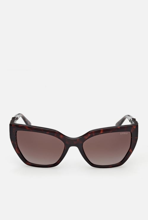 GUESS UV Protection Cat-Eye Sunglasses - GUS0026452F55SG