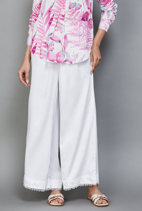 BIBA Solid Palazzos