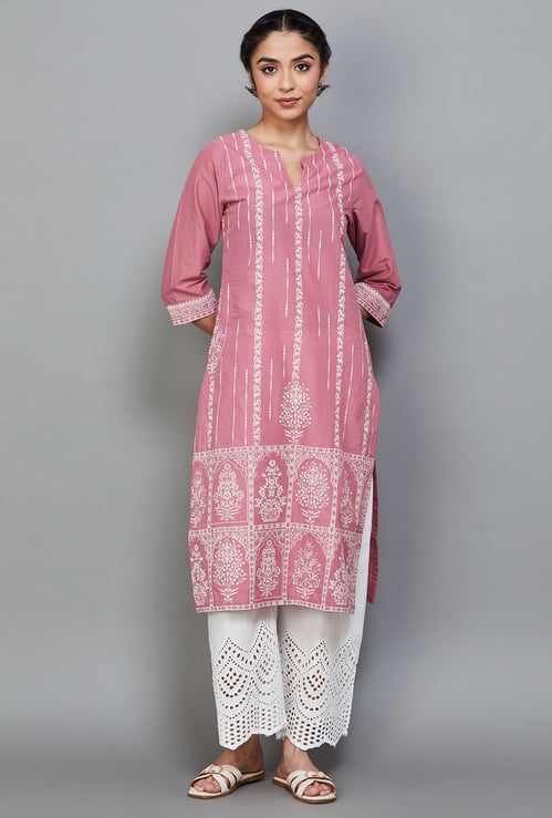 BIBA Printed Straight Kurta