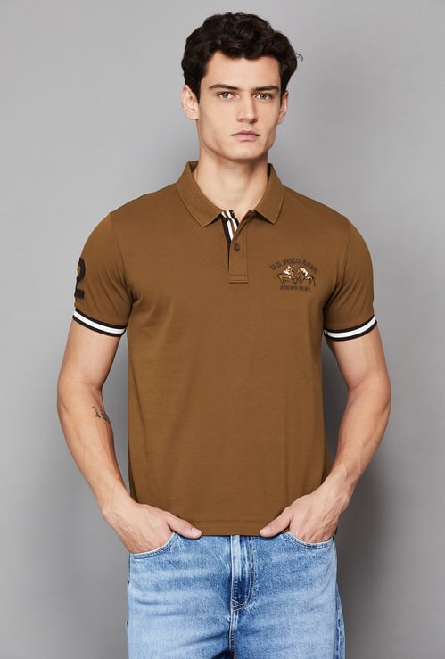 US POLO ASSN Solid Polo T-shirt