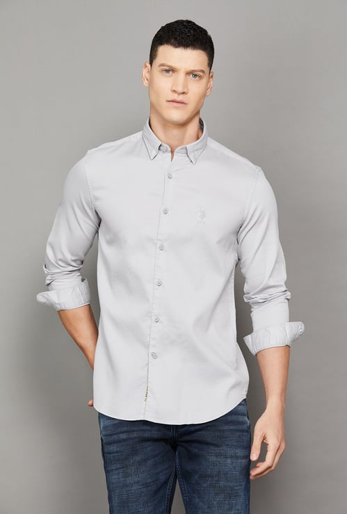 US POLO ASSN Solid Regular Fit Shirt