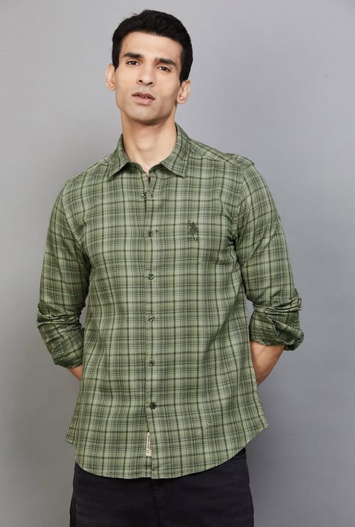 US POLO ASSN Checked Regular Fit Shirt