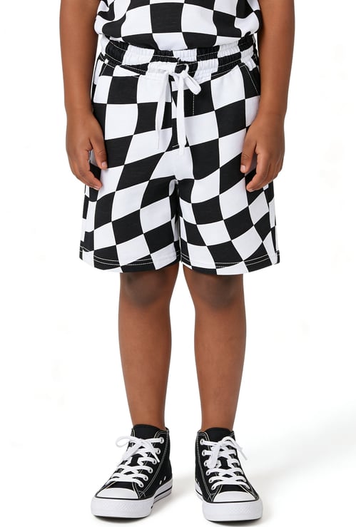 FAME FOREVER Boys Checked Regular Shorts