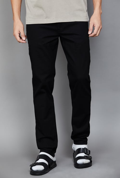 UNITED COLORS OF BENETTON Darkwashed Slim Tapered Jeans