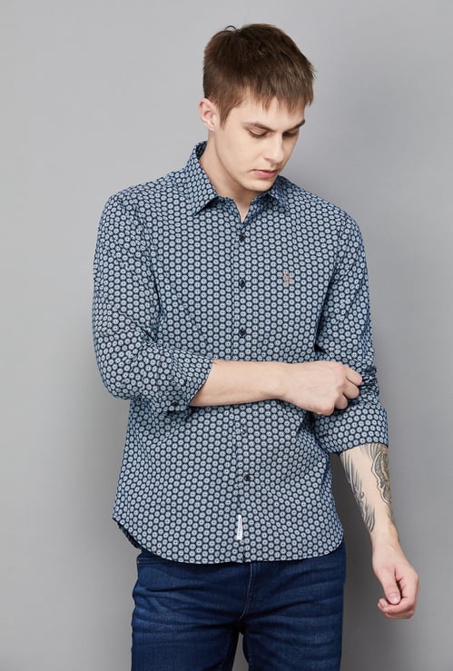 US POLO ASSN Printed Regular Fit Shirt