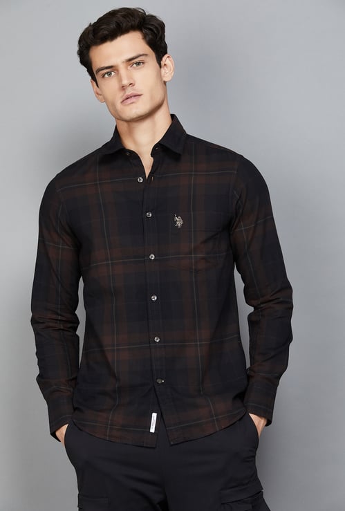 US POLO ASSN Checked Regular Fit Shirt