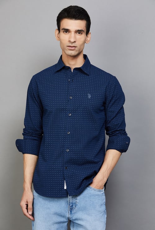 US POLO ASSN Printed Regular Fit Shirt