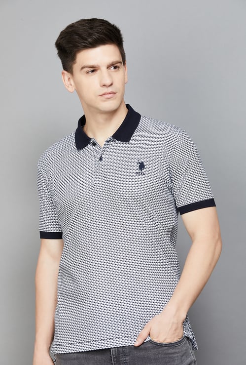 US POLO ASSN Printed Polo T-shirt