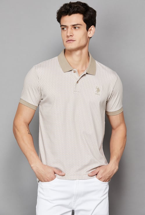US POLO ASSN Printed Polo T-shirt