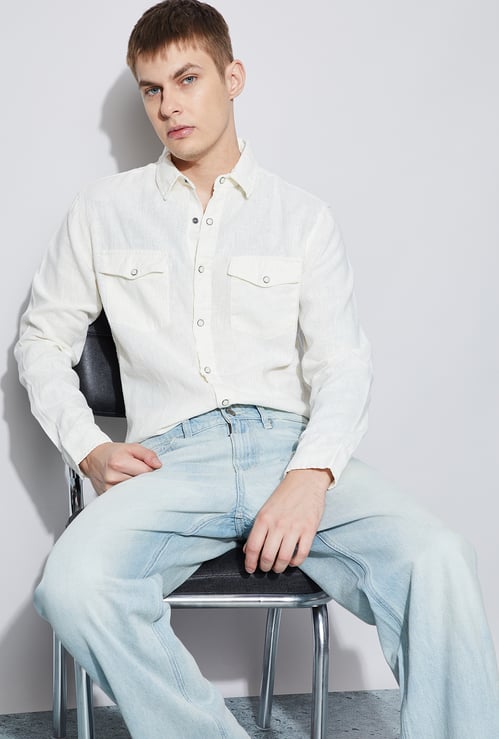 FORCA Solid Regular Fit Shirt